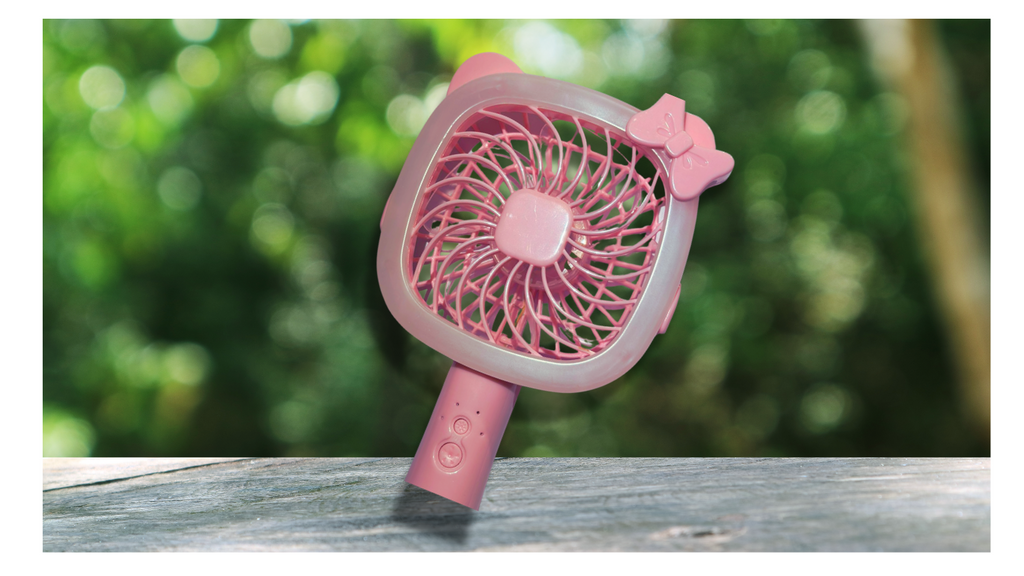 Hand Fan Wrist Hanging Portable Fan Night Light USB Rechargeable Fans for Children
