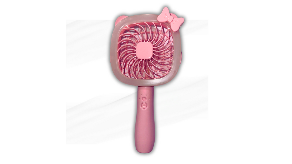 Hand Fan Wrist Hanging Portable Fan Night Light USB Rechargeable Fans for Children