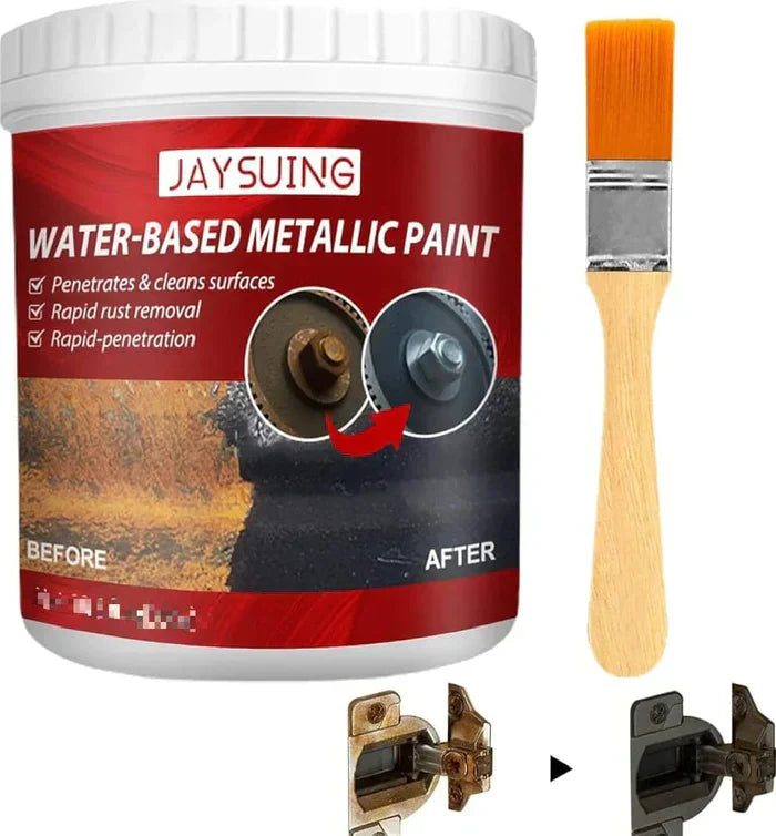 Water-Based Metal Rust Remover Metallic Paint