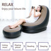 Inflatable Sofa with Footrest and Free Electric Inflator