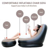 Inflatable Sofa with Footrest and Free Electric Inflator
