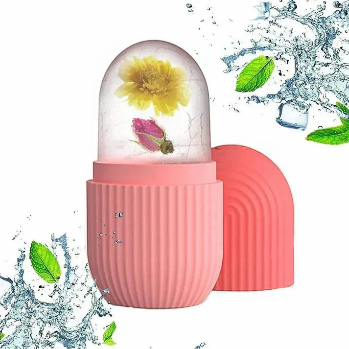 Silicone Ice Roller - Skin Care Massage for Smooth Skin, Collagen Regrowth & Skin Strengthening.